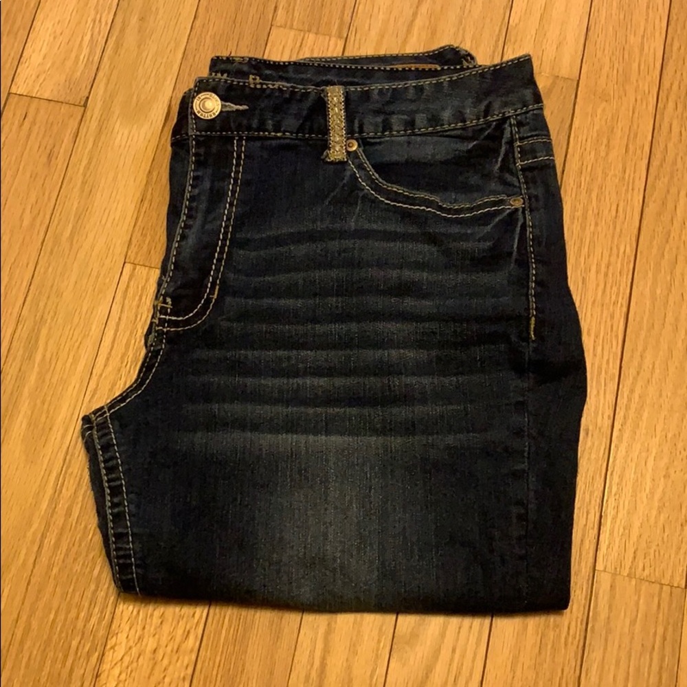 Rhythm in Blues Size 14 Jean Capris